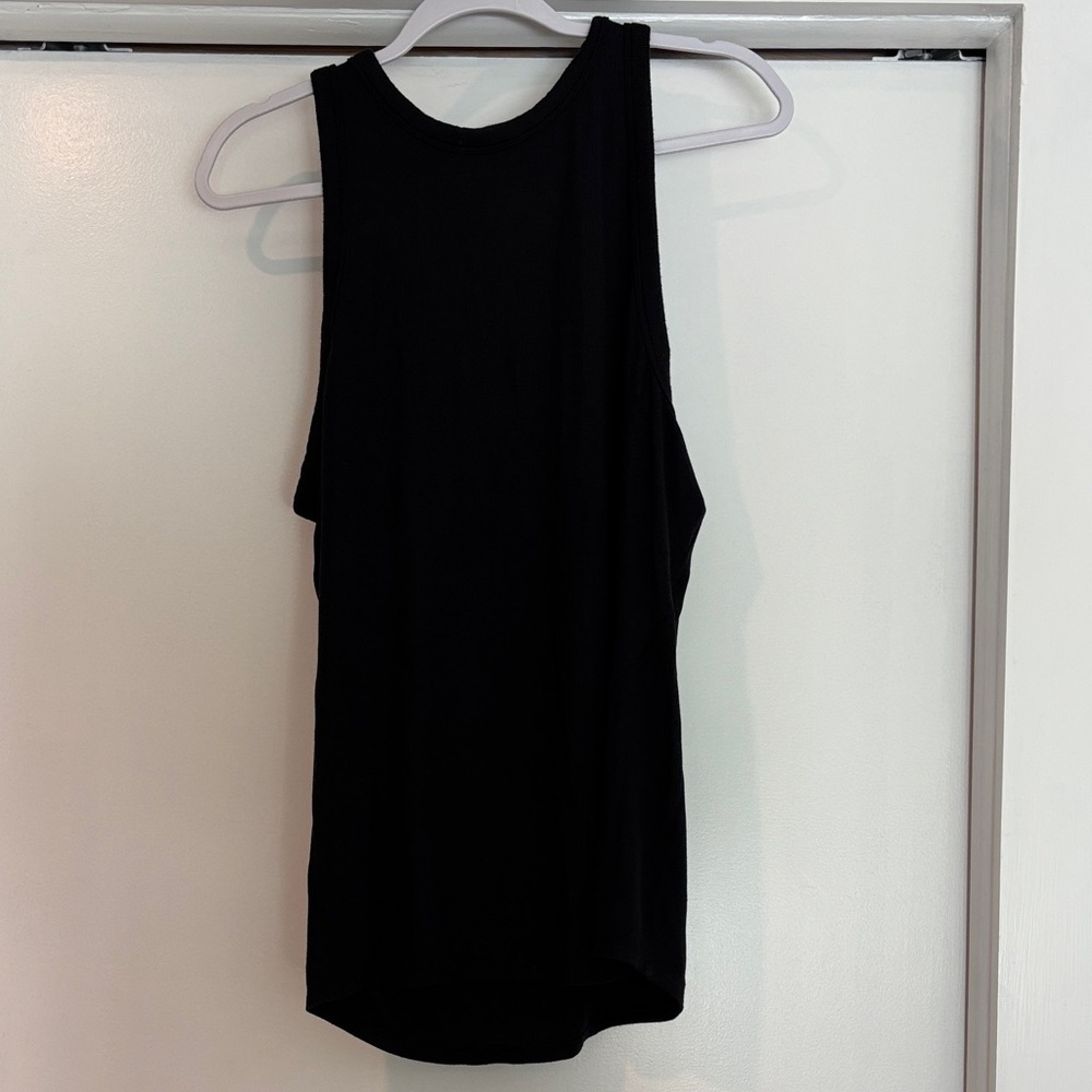 Black Sleeveless Tank Top
